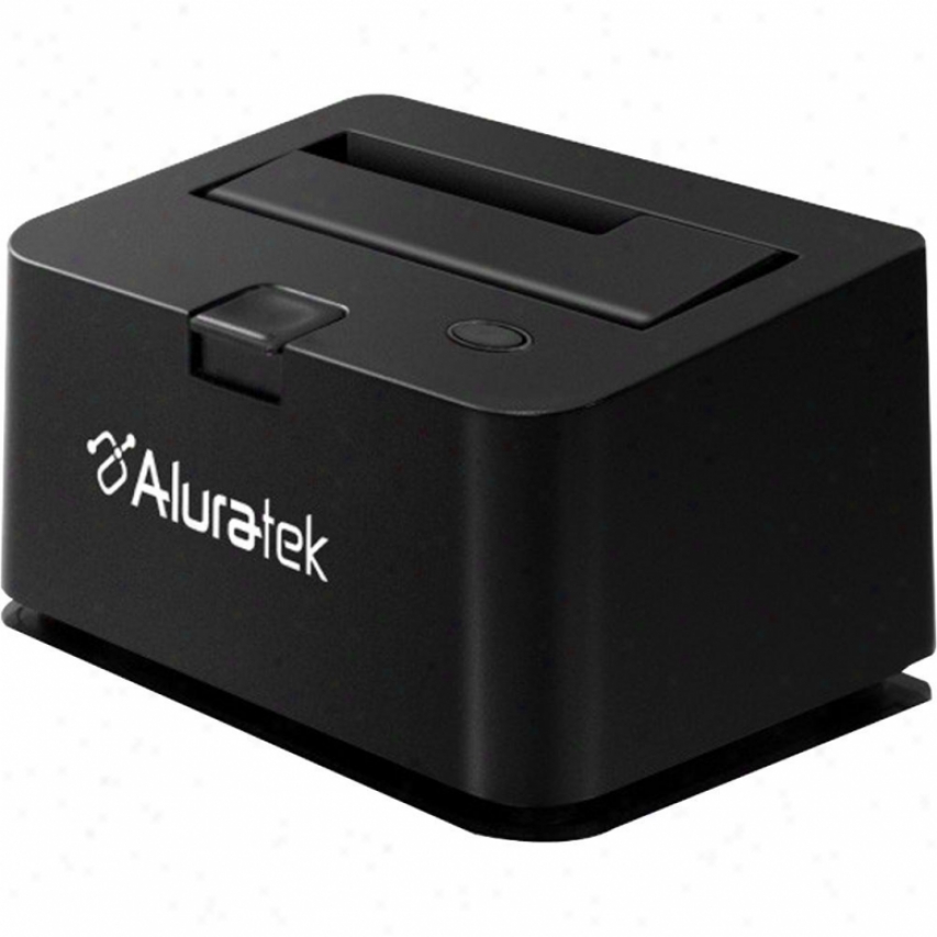 Aluratek Ahddu100f 2.5" / 3.5" Black Usb 2.0 External Docking Station Enclosure