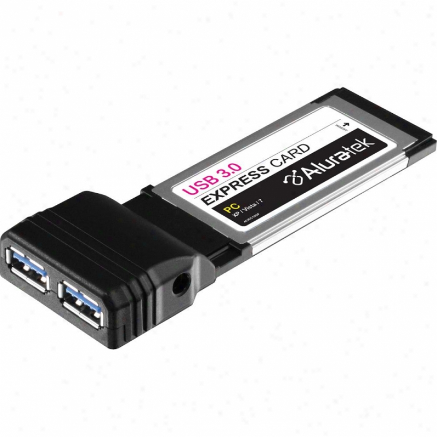 Aluratek Auec100f 2-port Usb 3.0 Superspeed Express Card