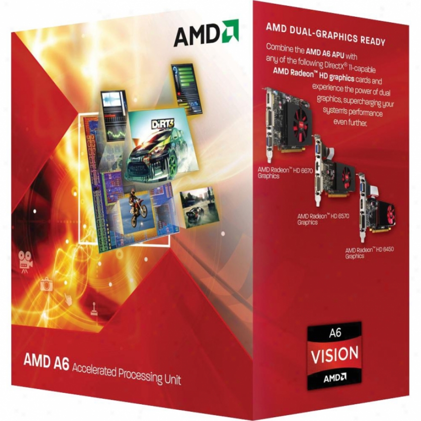 Amd Ad3650wngxbox A6-series Quad-core A6-3650 Apu Desktop Processor