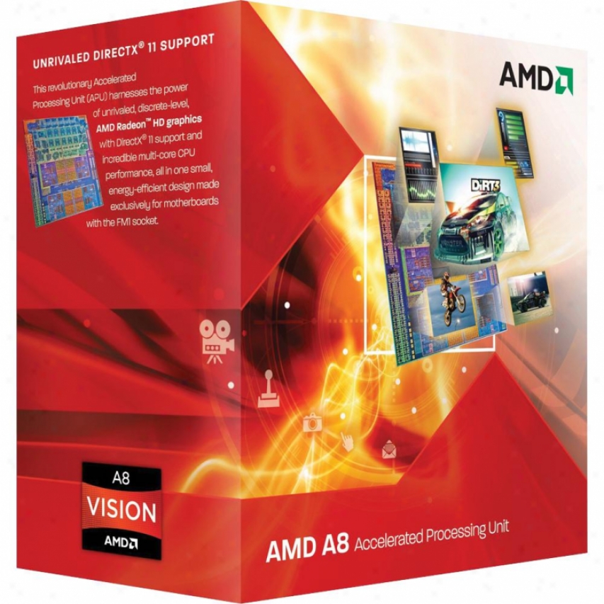 Amd Ad3850wngxbox A8-series Quad-core A8-3850 Apu Desktop Processor