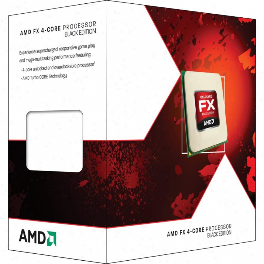 Amdd Fx-4100 Zambezi 3.6ghz Am3+ Quad-core Desktop Processor - Fd4100wmgusbx