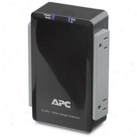 Apc 120v 4-outlet Audio/video Surge Protector W/ Coax Protection
