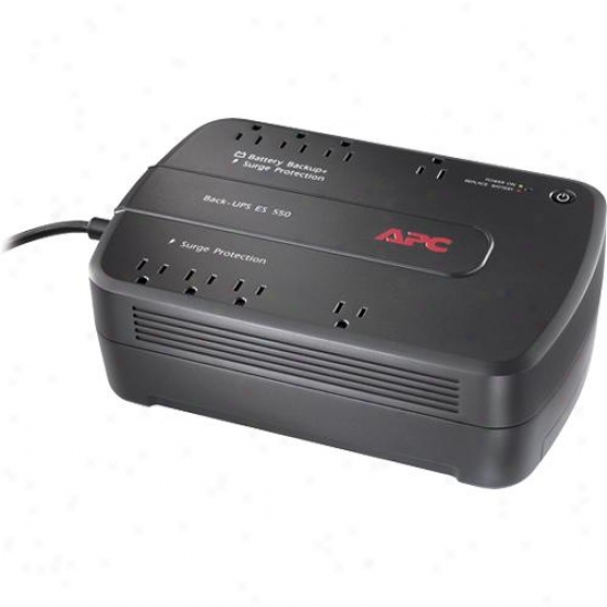 Apc Back-ups Es 8-outlet 550va 120v Surge Protector And Power Supply