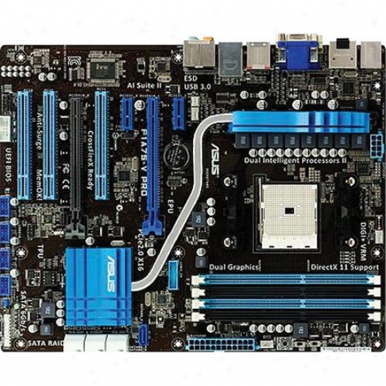 Asus F1a75-v Pro Fm1 Amd A75 Atx Amd Motherboard