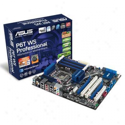 Asus P6t Ws Professional Inte X58 Atx Motherboard