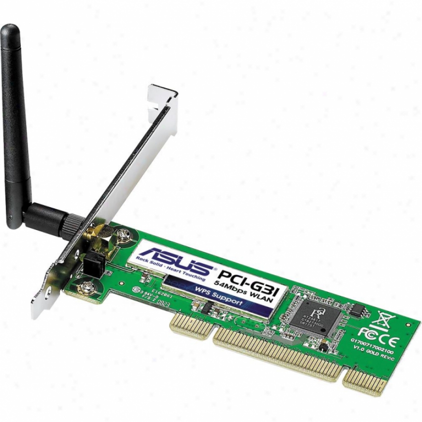 Asus Pci-g31 802.11b/g Wireless Pci Adapter