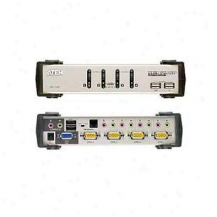 Aten Corp 4-port Kvmp Switch W Usb Hub