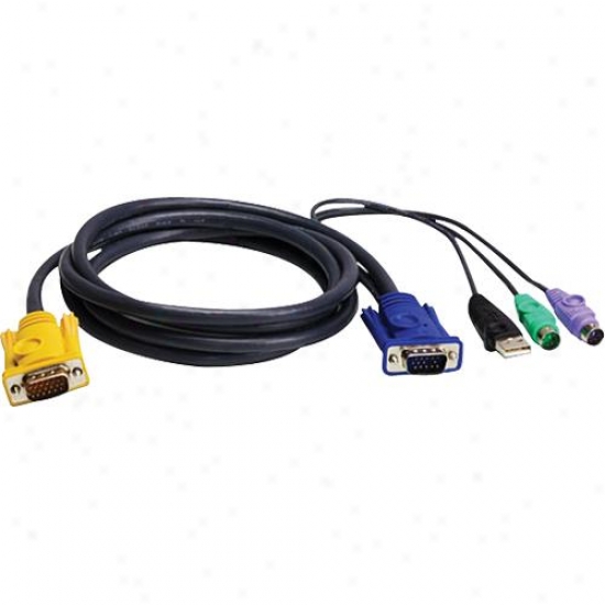 Aten Corp 6-foot Ps/2-usb Kvm Cable - 2l-302up