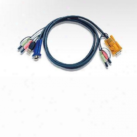 Aten Corp 6' Usb Kvm Cable With Audio
