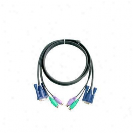 Aten Corp Micro-lite Kvm Cable, 6ft.ps/2