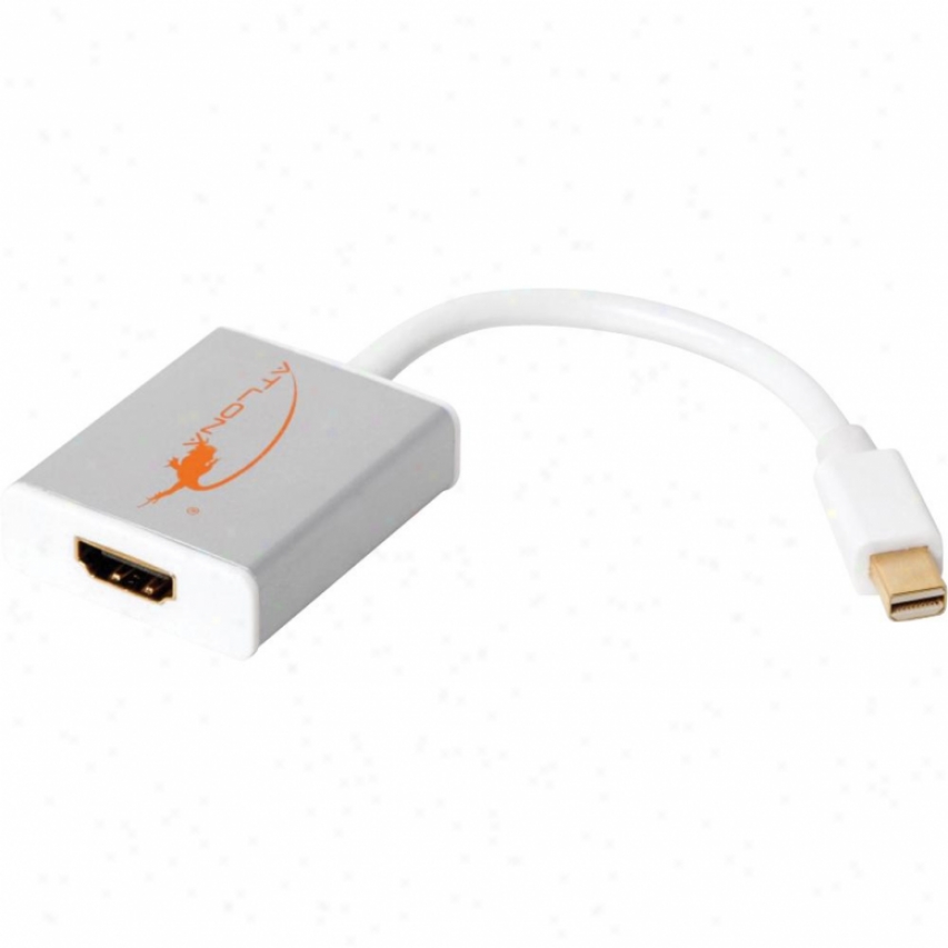 Atlona Mini Displayport Male To Hdmi Female Adappter W/ 6-foot Hdmi Cable- At1303