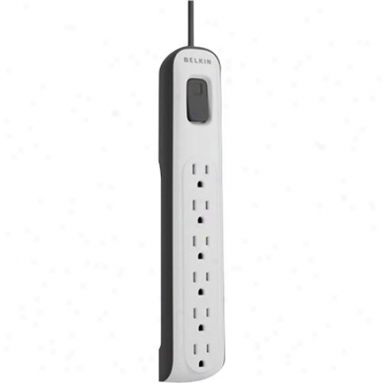 Beliin 6-outlet Surge Protector With 8-foot Power Cord & 360-degrees Swivel Plug