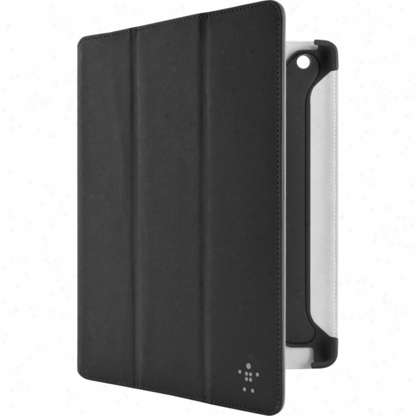 Belkin Pro Color Duo Tri-fold Case With Stand oFr New Ipad And Ipad 2 - Black