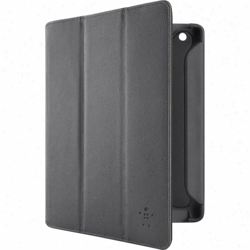 Belkin Tri-fold Case With Stand For New Ipad And Ipad 2 - Black