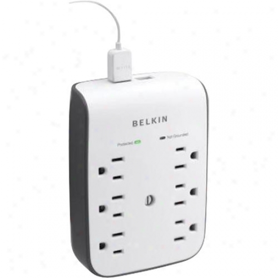 Belkin Usb Charging 6-outlet Surge Protector - Bv106050-cw