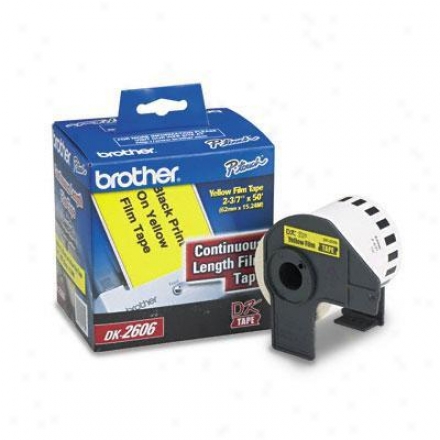 Brother Cont Film Label Blk/yellow