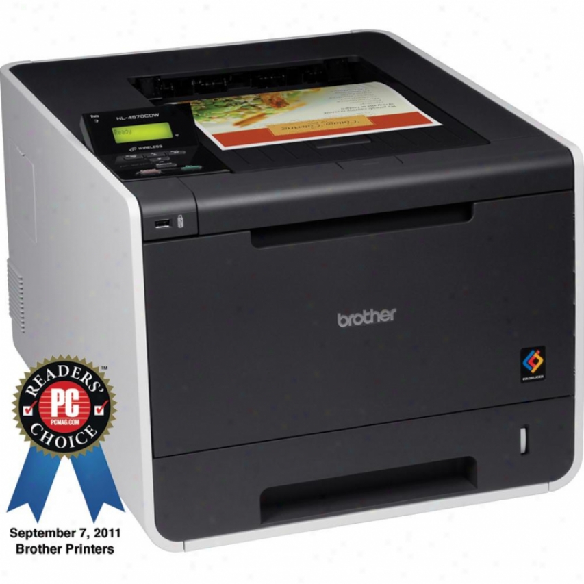 Brother Hl-4570cdw Color Laser Printer With Wireless Networking And Duplex