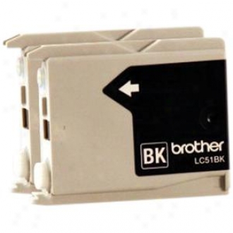 Brother Lc512pks Blaco Ink Cartridge - Double Pack