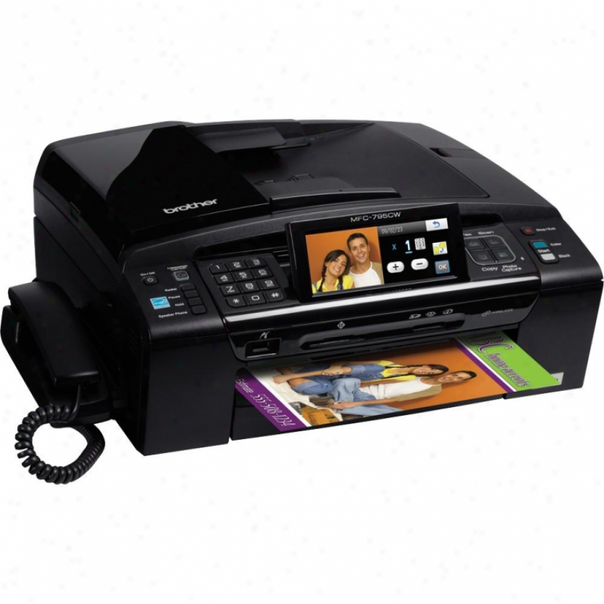 Brother Mfc-795cw Color Inkjet All-in-oe With Wireless Networking