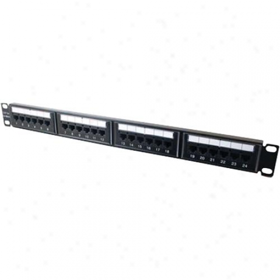 Cables To Go 24-port Cat5e 110 Type Panel