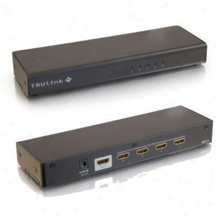 Cables To Go 4 Port Hdmi Splitter V1.3