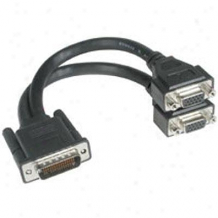 Cables To Go 9" Lfh59 M To 2 Vga F