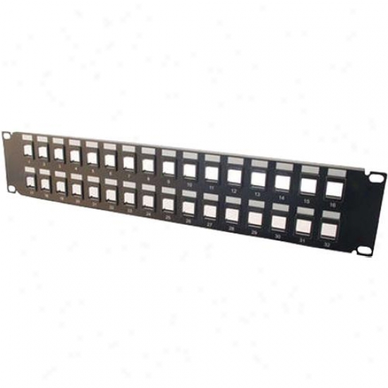 Cablex To Go Blank Keystone/mm Patch Panel