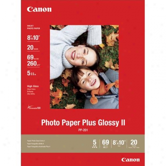 Canon 2311b025 8x10 Photo Paper Plus Glossy Ii