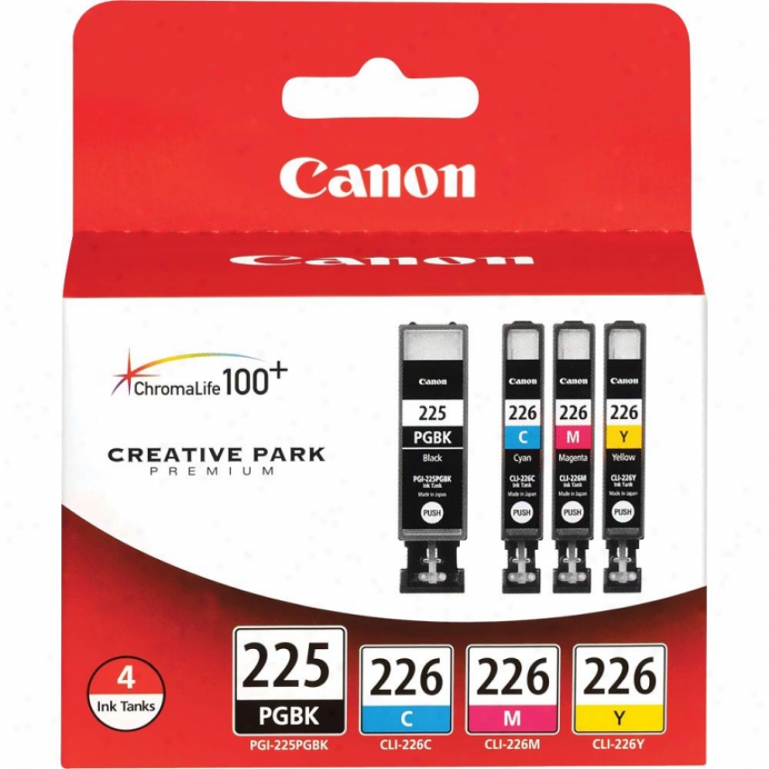 Canon Pgi-225/cli-226 Multipack Ink Cartridge - 4 Pakc Value