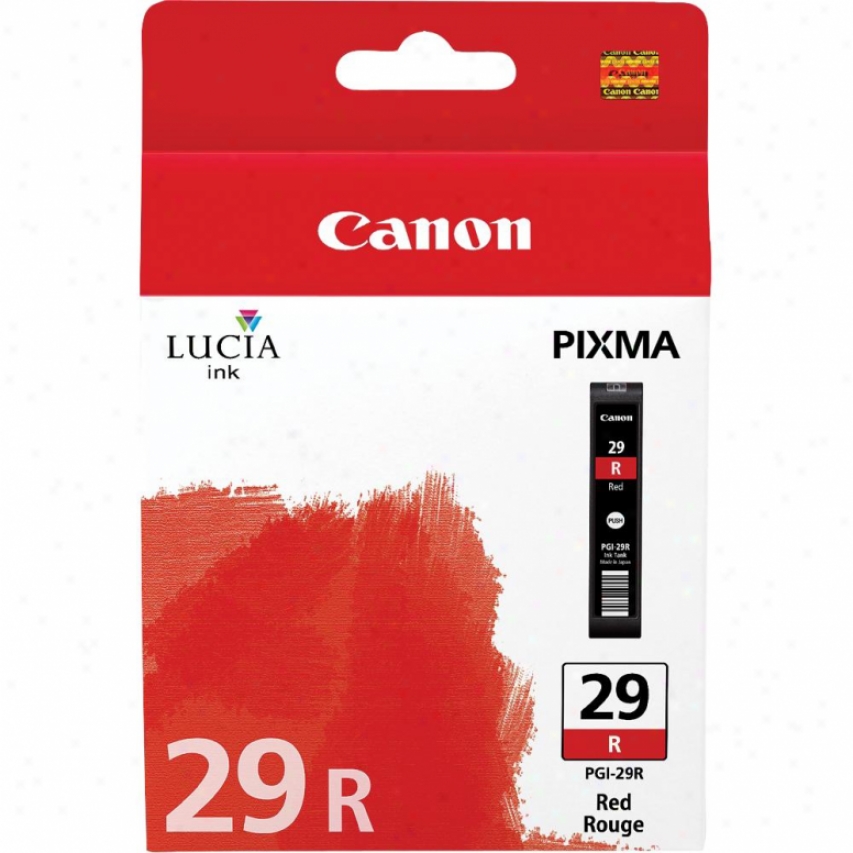 Cankn Pgi-29 Lucia Series Red Ink Cartridge