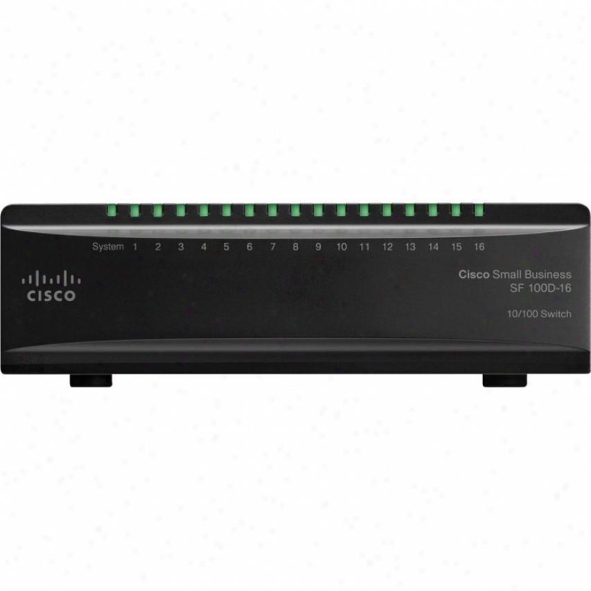 Cisco Sf 100d-16 16-port 10/100 Desk