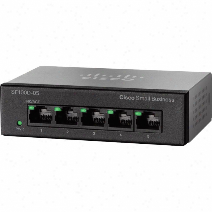 Cisco Sf100d 5 Port 10 100 Switch Sf100d-05-na