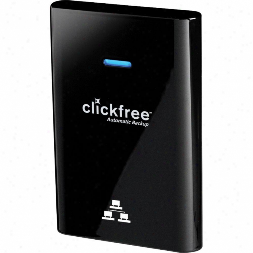 Clickfree 320gb C2n Network Portable Automatic Backup Hard Drive Hd327n