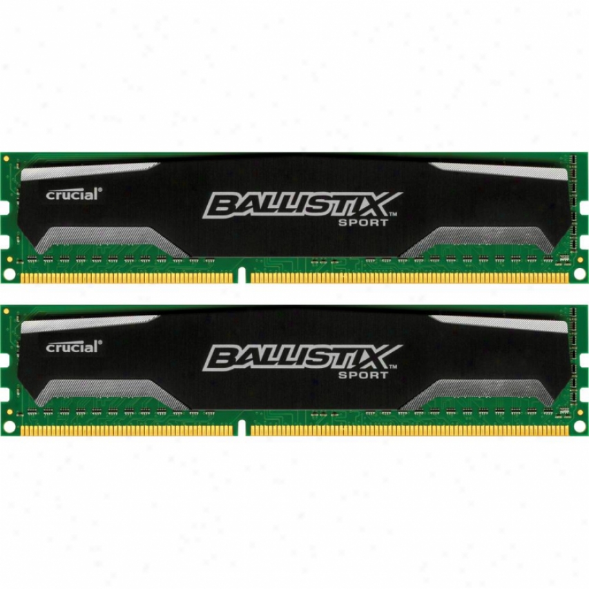 Crucial Ballistix Sport 4gb (2 X 2gb) 240-pin Ddr3 1600 Sdram Deskkop Memory