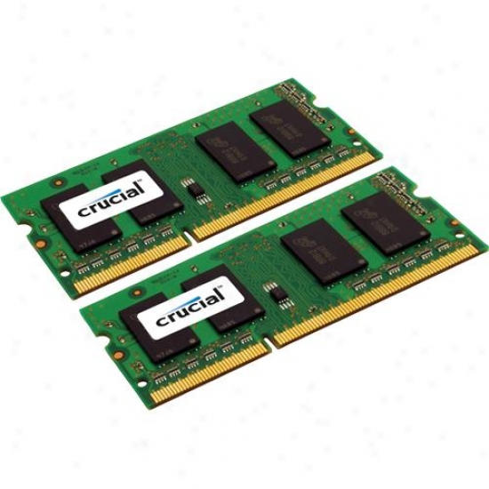 Crucial Ct2kit25664bx1067 4gb Pc3-8500 Ddr3 Notebook Memory Kit