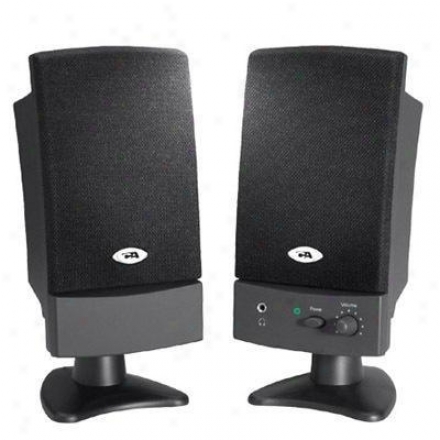 Cyber Acoustics 2.0 Black Oem Desktop Speaker