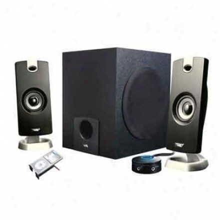 Cyber Acoustics 3 Pc Gaming Speakers Black