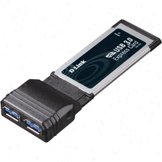 D-link 2-port Usb 3.0 Expresscard - Dub-1320