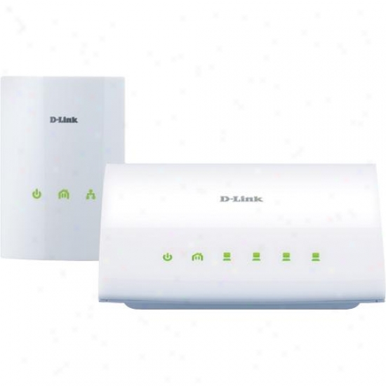 D-link Powerline Av 4-port Switch Starter Kit - Dhp-347av