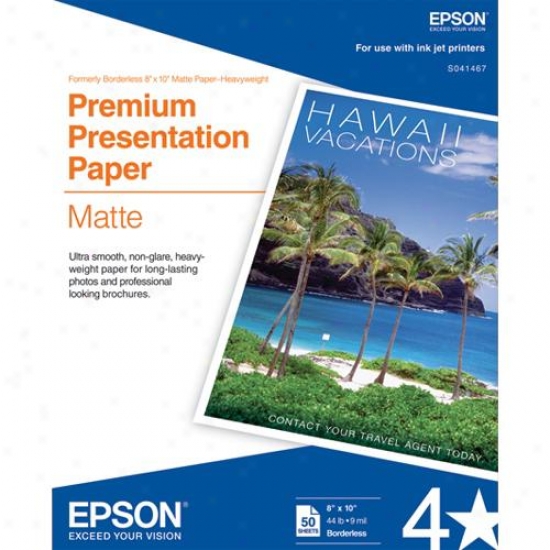 Epson 8" X 10" Heavyweight Paper (50-pack)