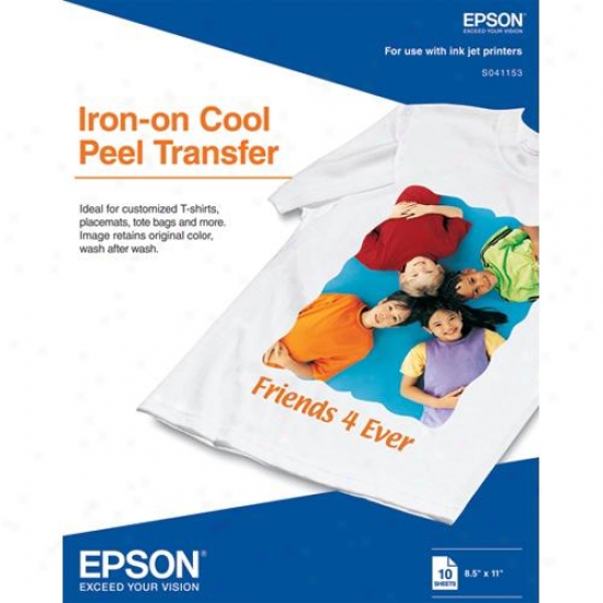 Epson S041153 - 10-pack Of T-shirt Transfer Paper