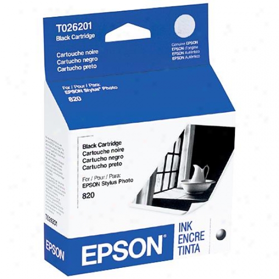 Epson T026201 Stylus Photo 820 Black Ink Cartridges