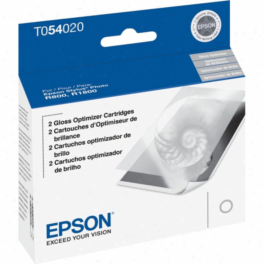 Epson T054020 Ink Cartridge For Stylus R800 Printer - Gloss Optimizer