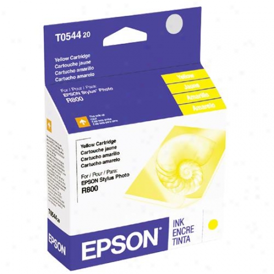 Epson T054420 Ink Cartridge For Stylus R800 Printer - Yellow