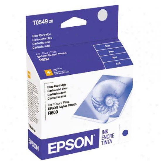 Epson T054920 Ink Cartridge For Stylus R800 Printer - Blue