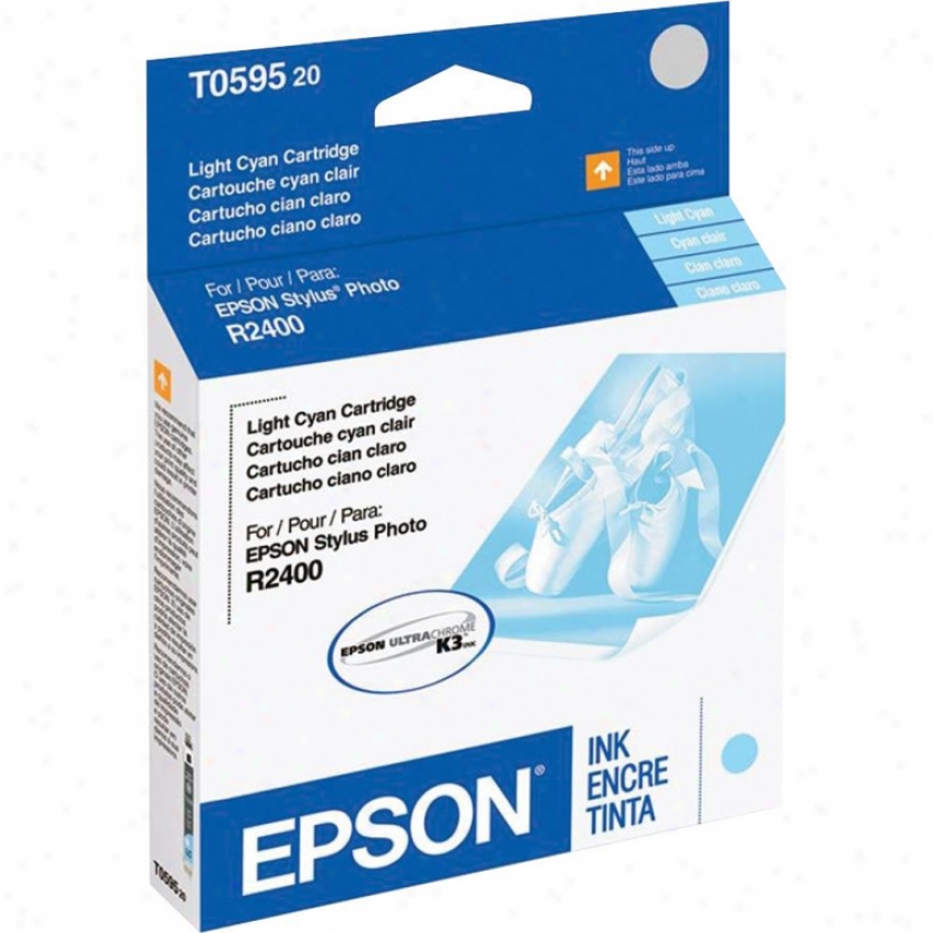 Epson T059520 Light Cyan Ink Cartridge - Stylus Photo R2400