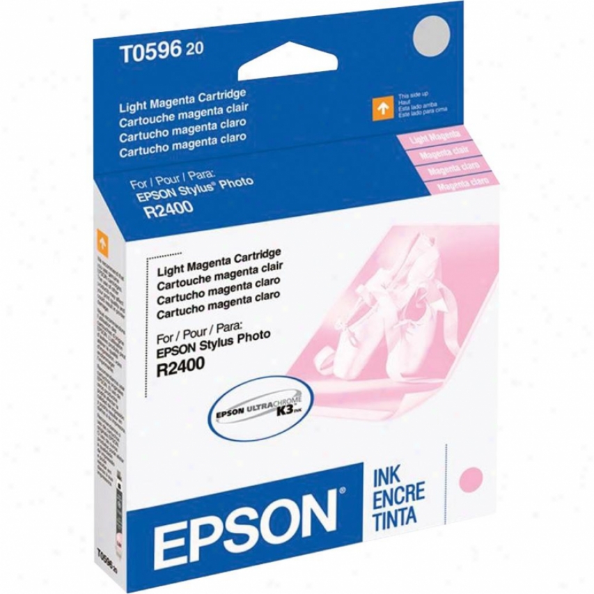 Epson T059620 Light Magenta Ink Cartridge - Stylus Photo R2400