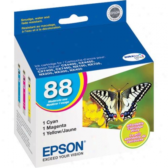 Epson T088520 88 Multi-padk Color Durabrite Ultra Ink Cartridges