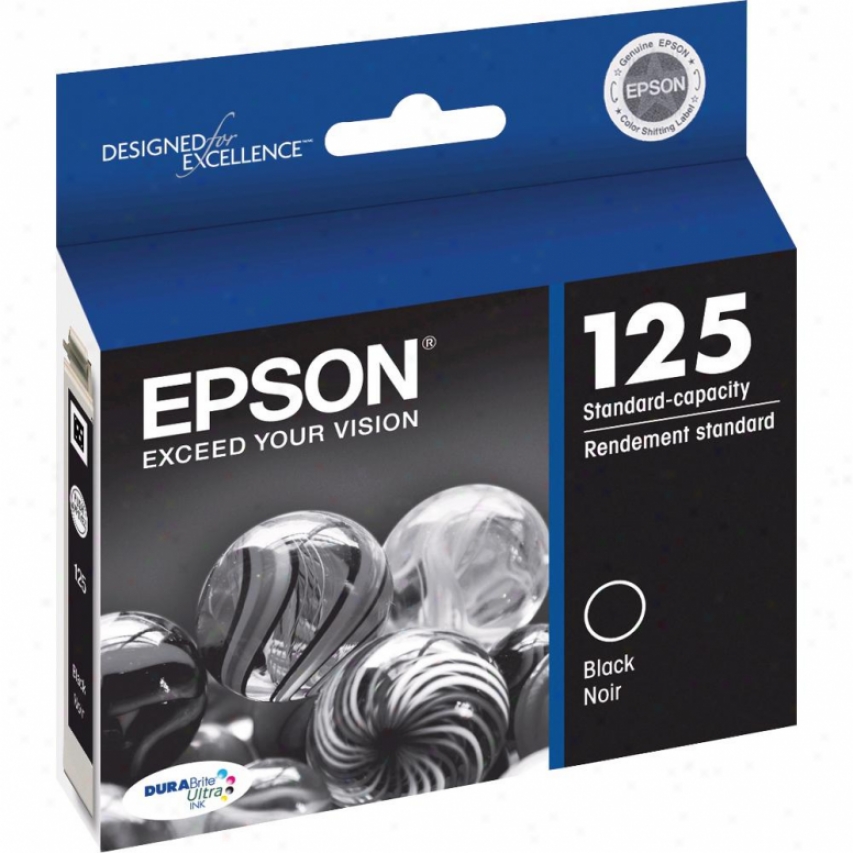 Epson T125120 125 Standard-capacity Ink Cartridge - Black