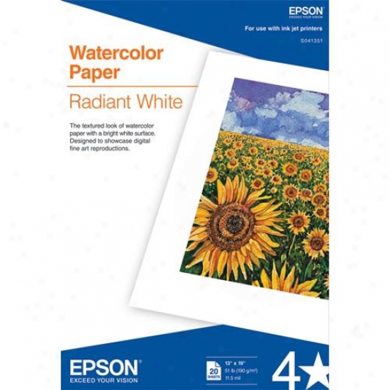 Epson Watercolor Radiant Whit ePaper (13"x19") S041351